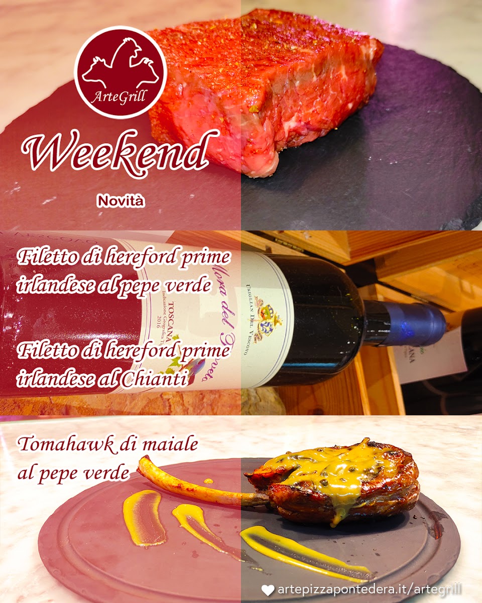 Menu Artegrill, Artepasta, Artepizza - Ristoranti A Pontedera-1